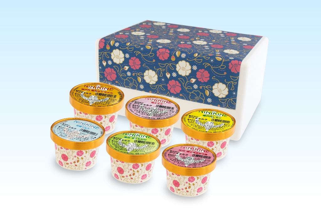 里庄特産品とこだわりジェラート詰め合わせ6個